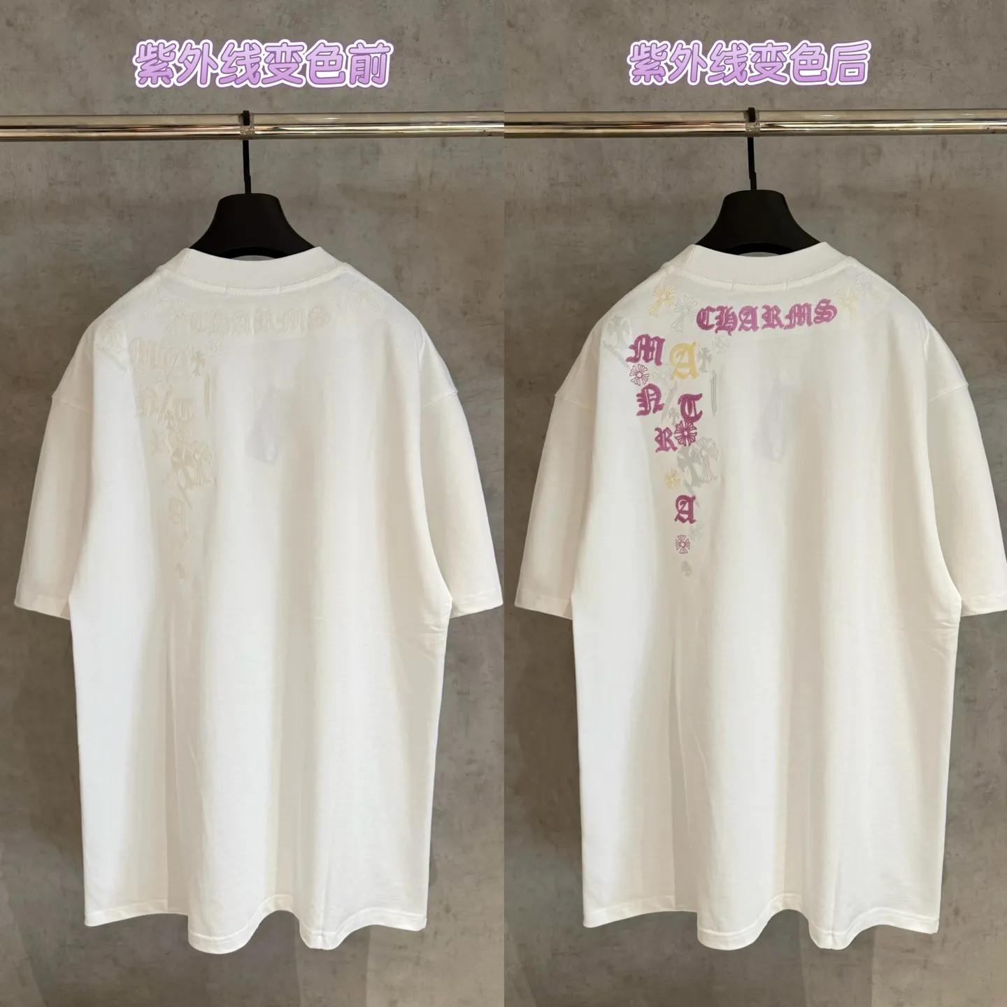 【 Quality】CH Color Change T New Arrival T logo Color Change‼️ logo 👏🏼 ：Black White Size：S-2xl ：K